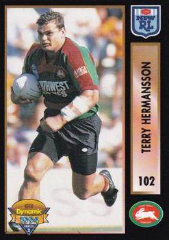 1994 Dynamic Rugby League Series 2 #102 Terry Hermansson Front